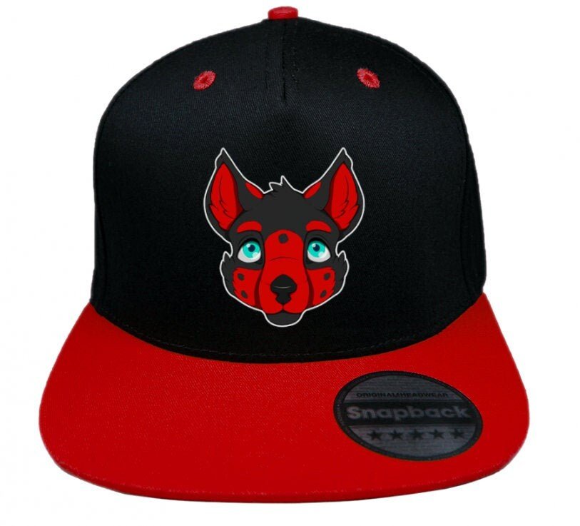 Adult Cap - Red Puppy - Pet-Play Hat - PaddedPawzUK