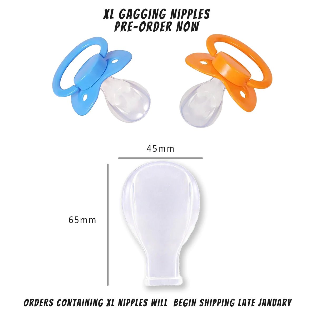 Adult Pacifier - Discreet Storage - ABDL Dummy Hidden Brown Boba Plushie - PaddedPawzUK