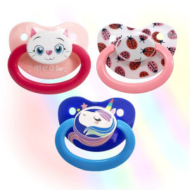 ABDL Adult Pacifiers Set of 3 - Printed v3 - Adult Dummy - PaddedPawzUK
