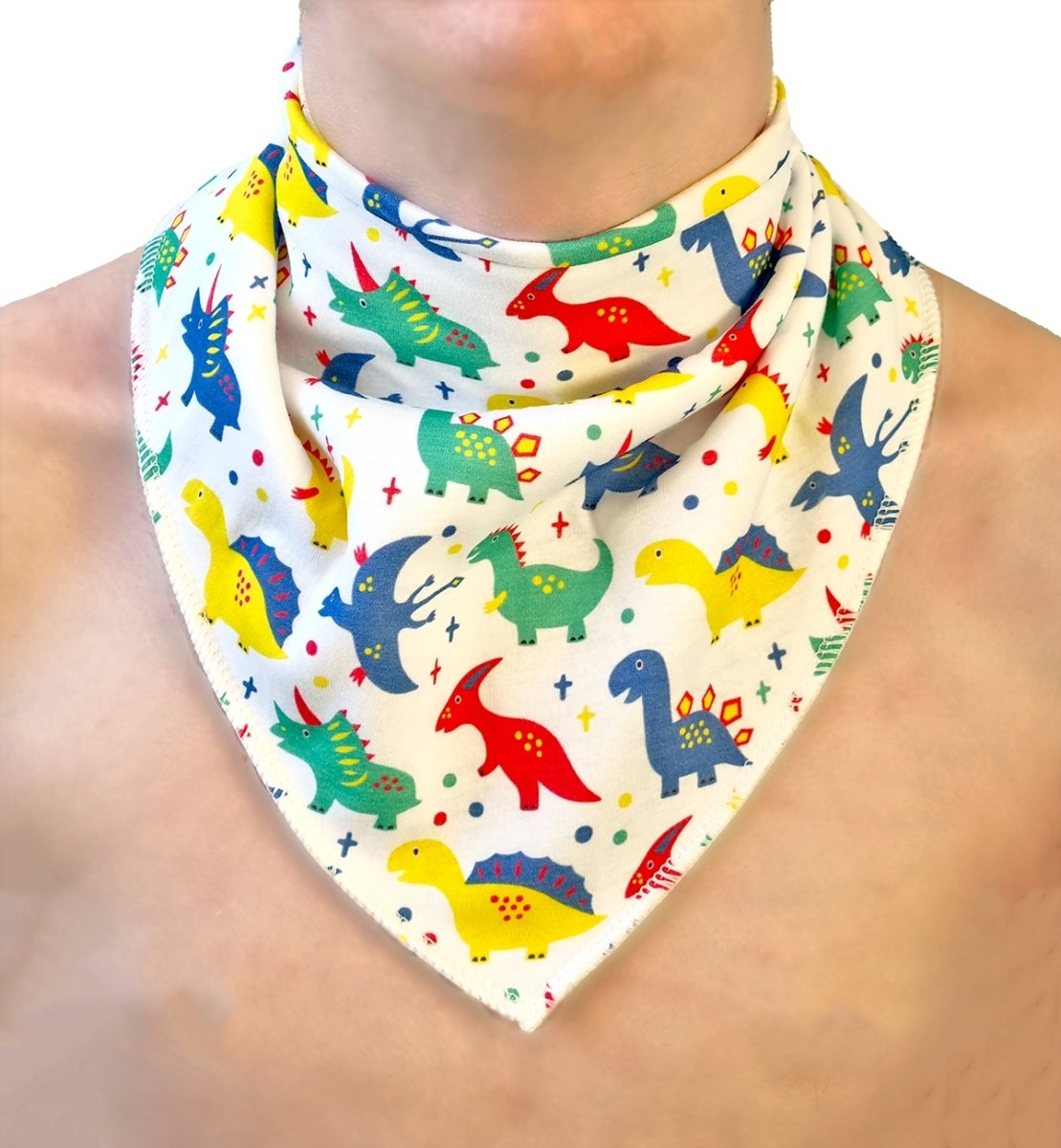 ABDL Adult Snaps Bandana - Dinosaur v1 Design - Dino ddlb ddlg bib abdl ...