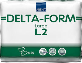 Adult ABDL Diapers Large - Abena Delta-Form Plastic L2 - PaddedPawzUK