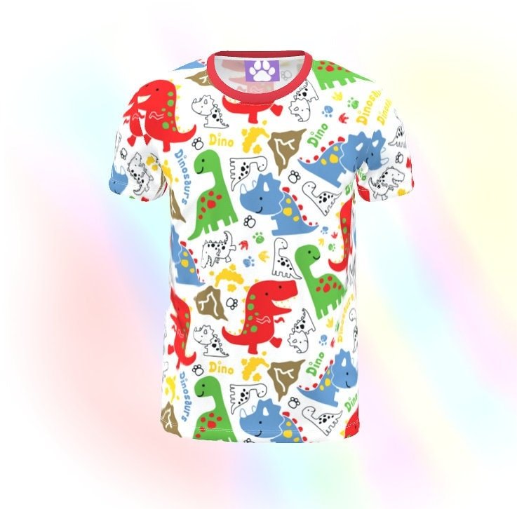 Adult ABDL Dinosaur Shirt - Dino T-Shirt - PaddedPawzUK