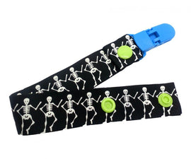 Adult Dummy Clip Skeletons Glow - ABDL Pacifier Clip - PaddedPawzUK