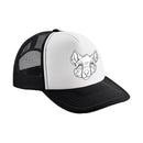 Adult Pup Caps Set - Light Blue & Black/White- Puppy Pet-Play Hats - PaddedPawzUK