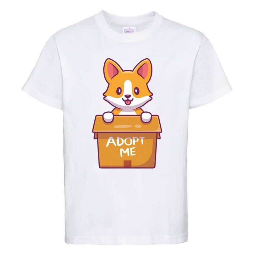 Adult T-Shirt - Adopt Me Shiba - Pup-Play ABDL Shirt - PaddedPawzUK