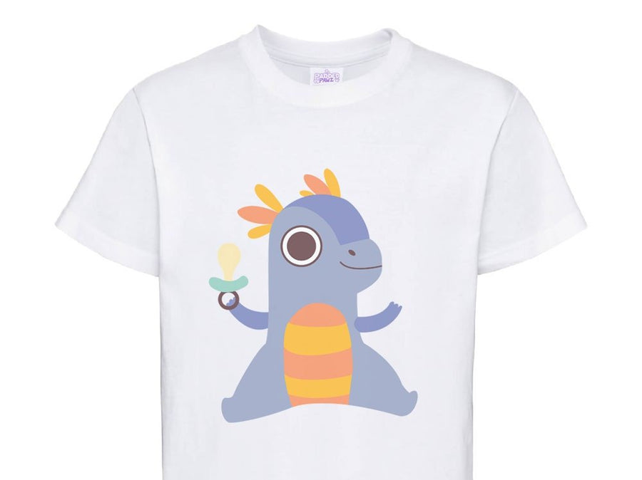 Adult T-Shirt - Baby Dino - ABDL Shirt - PaddedPawzUK