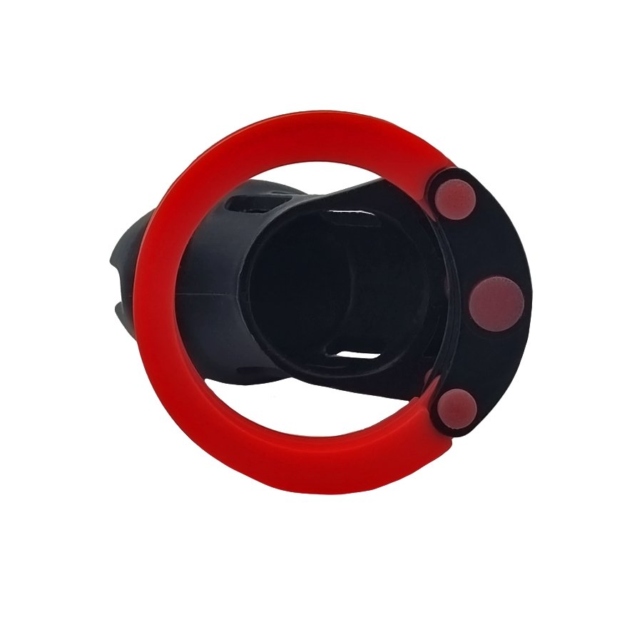 Cage de chasteté en silicone V4 Petit dispositif antivol pour homme  multicolore Kink rouge noir fétiche -  France