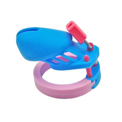 Custom Chastity Cage Builder Silicone Multicolour Small Male Lock Device  Abdl Fetish 