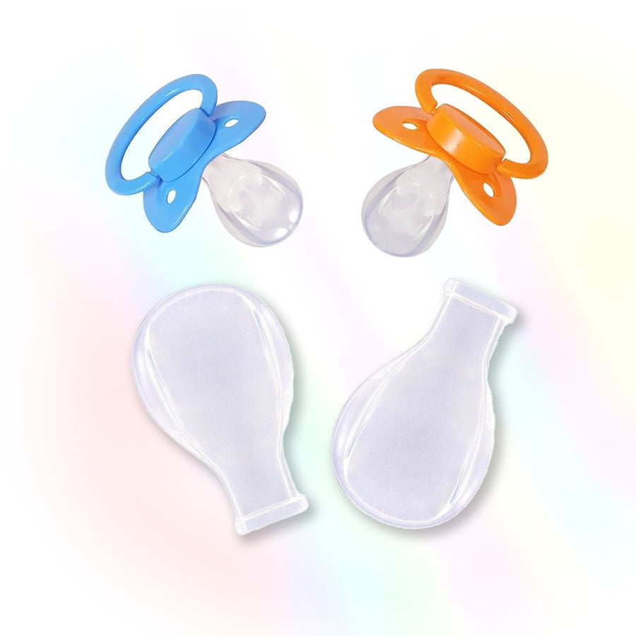 PRE-ORDER - Adult Gagging Nipples - ABDL XL Silicone Nipple - Extra Large Dummy Teat Agere - PaddedPawzUK